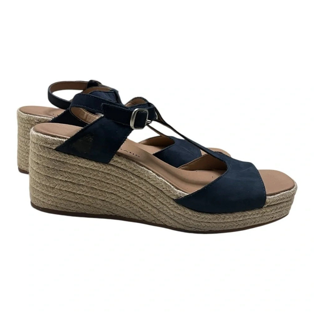 Lucky Brand Espadrille Navy Blue Sandals Size 9.5M